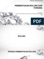 Topik 4 Proses Pembentukan Rolling Dan Forging