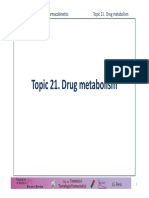 Topic 21 Drug Metabolism