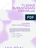 Tugas Perkembangan Remaja