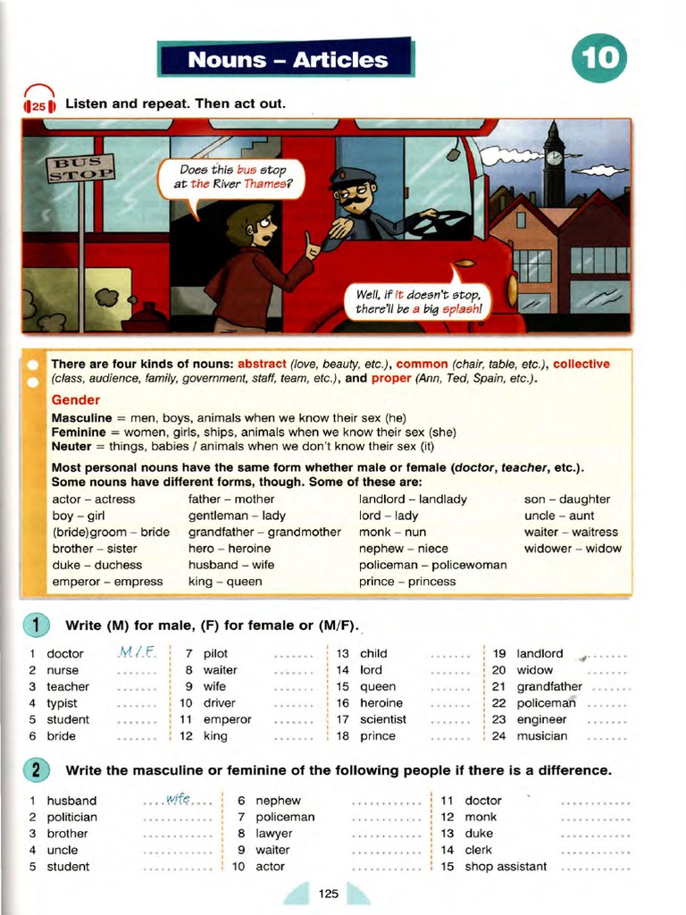 Nouns and Articles Explained | PDF | Language Arts & Discipline ...