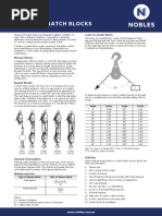 Chain Block Specifications Overview | PDF | Metre | Ton