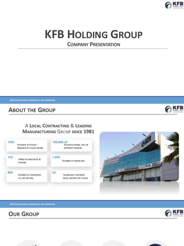 KFB Holding Group Overview and Services | PDF | Technology & Engineering