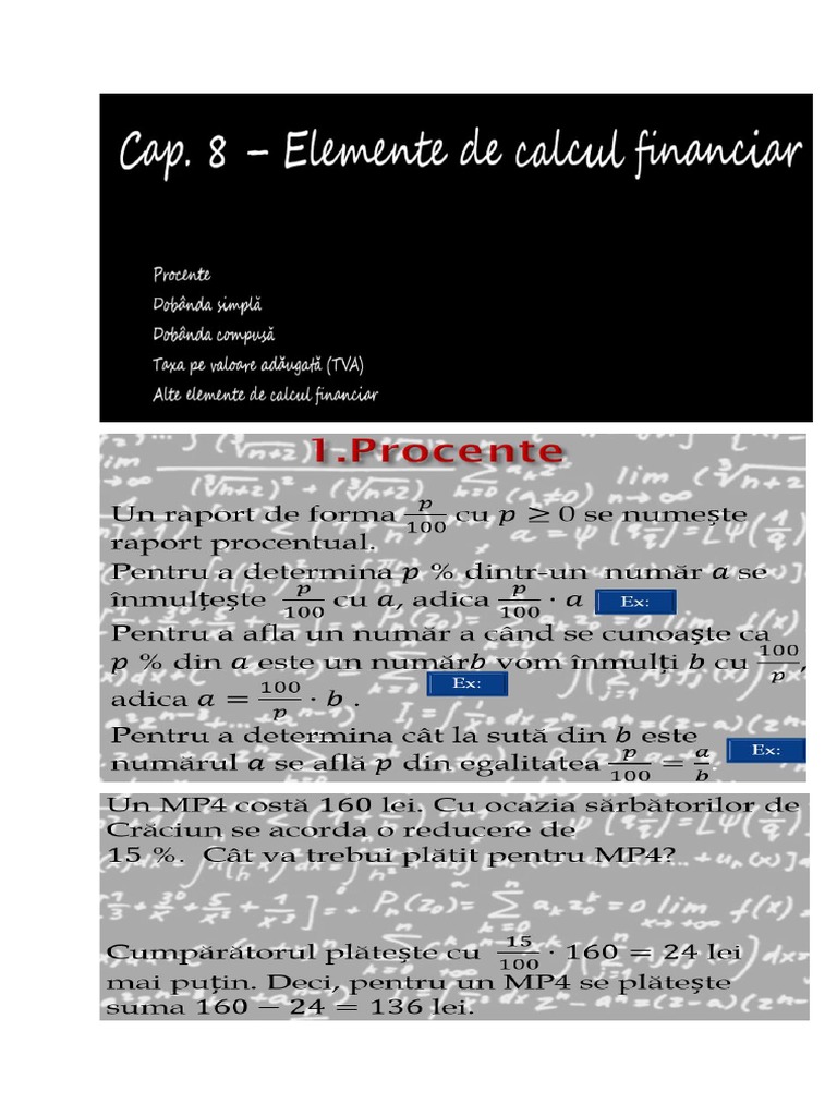Matematici Financiare PDF