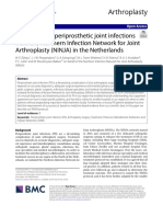 A Protocol For Periprosthetic Joint Infections From The Northern Infection Network For Joint Arthroplasty (NINJA) in The Netherlands