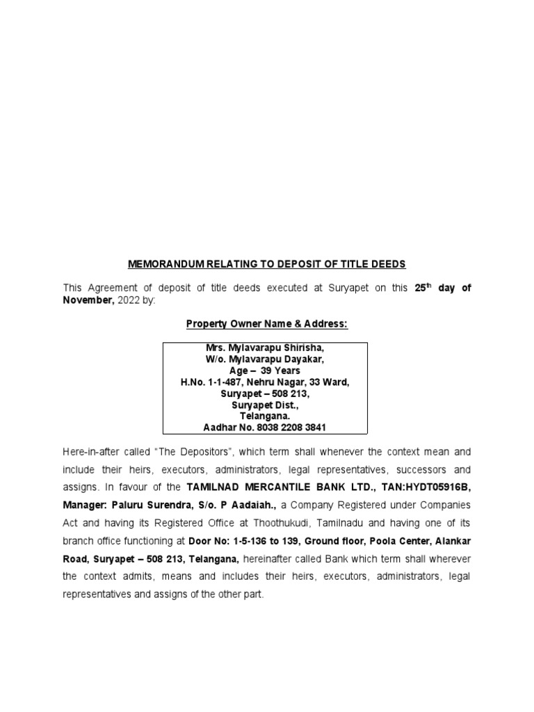 Motd tmb2 | PDF | Banks | Deposit Account