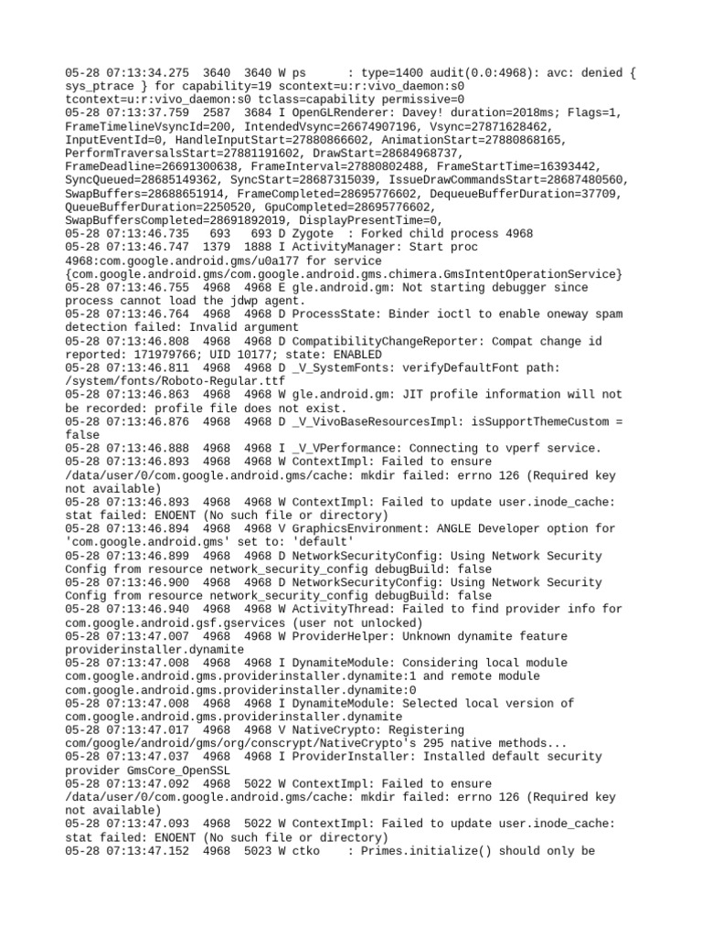 GMS Module Initialization Errors | PDF