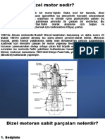Di̇zel Motorlarin Hareketsi̇z Parçalari Ve Bakim Onarimi