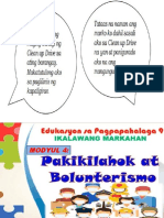 WEEK 6 - Pakikilahok at Bolunterismo