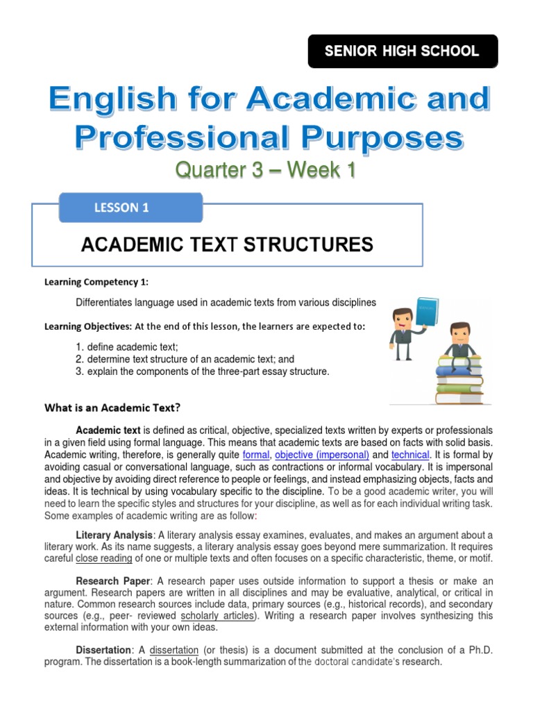 Q3 Week1 Eapp Pdf Thesis Essays