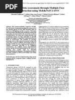 Covid-19 Risk Assessment Through Multiple Face Mask Detection Using Mobilenetv2 DNN