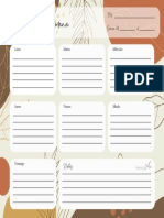 Planner Semanal - PDF Versión 1