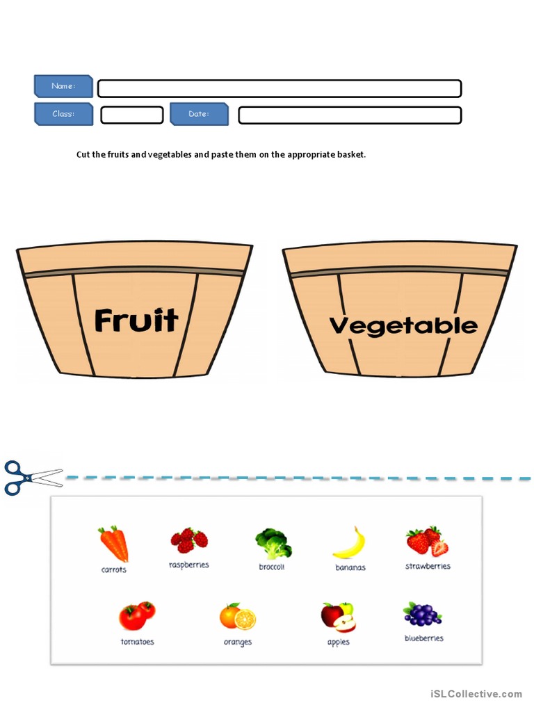 Fruit and Vegetables PDF