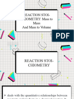 Reaction Stoichiometry