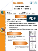 Canary Summer Task - Grade4