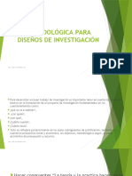 003 Metodológica para Diseños de Investigación