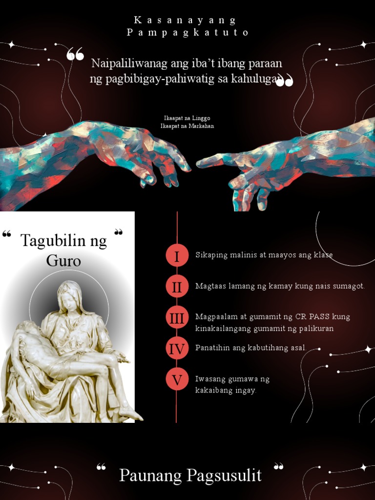 Naipaliliwanag Ang Iba't Ibang Paraan NG Pagbibigay-Pahiwatig Sa ...