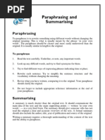 Download Paraphrasing by Arsalan Ahmed Usmani SN6507727 doc pdf