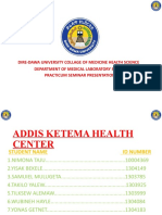 Addis Ketema Clinical Practium Seminar