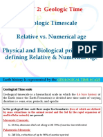 Geological Time Scale - Relative - Absolute Dating