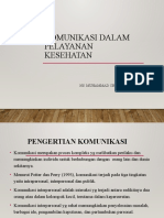 Komunikasi Dalam Pelayanan Kesehatan