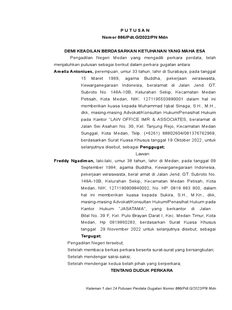 Pn mdn 2022 pdt g 886 putusan akhir pdf