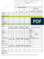 Tabla de Evaluación para Amputados