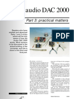 Audio DAC 2000: Part 3: Practical Matters