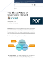 The Three Pillars of Empiricism (Scrum)
