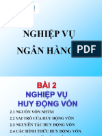 Bài 2 - Nghiệp Vụ Huy Động Vốn