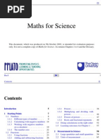 Maths For Science