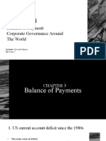CHAP 3&4: Balance of Payment Corporate Governance Around The World