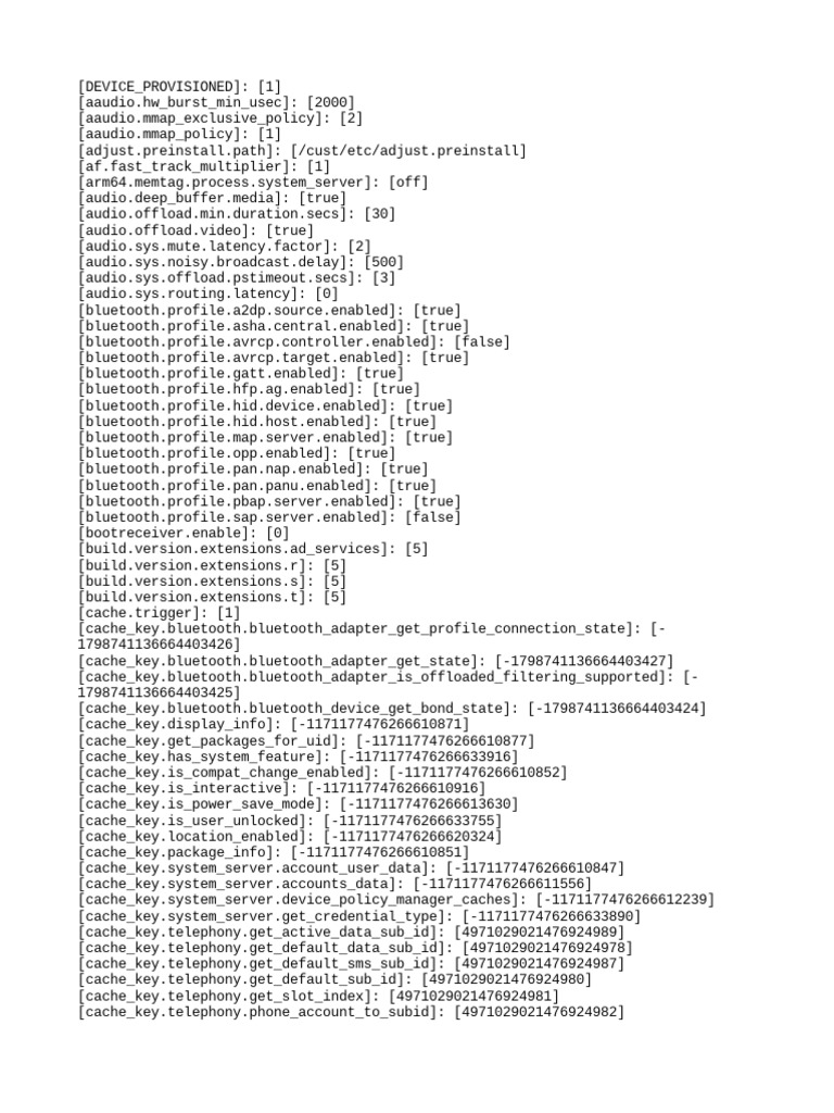 Android System Configuration | PDF | Computing | Information And ...