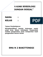 Bahan Ajar Sosiologi Materi Hubungan Sosial