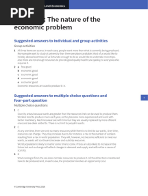 Economics Coursebook Answers