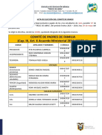 Acta de Elección Del Comité de Grado