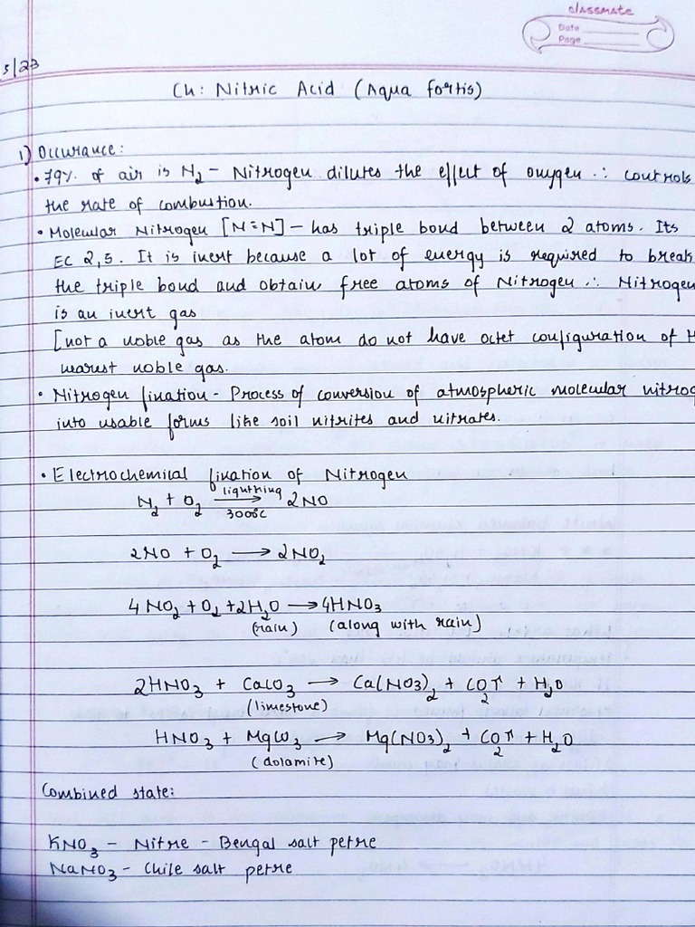 Chemistry notes pdf
