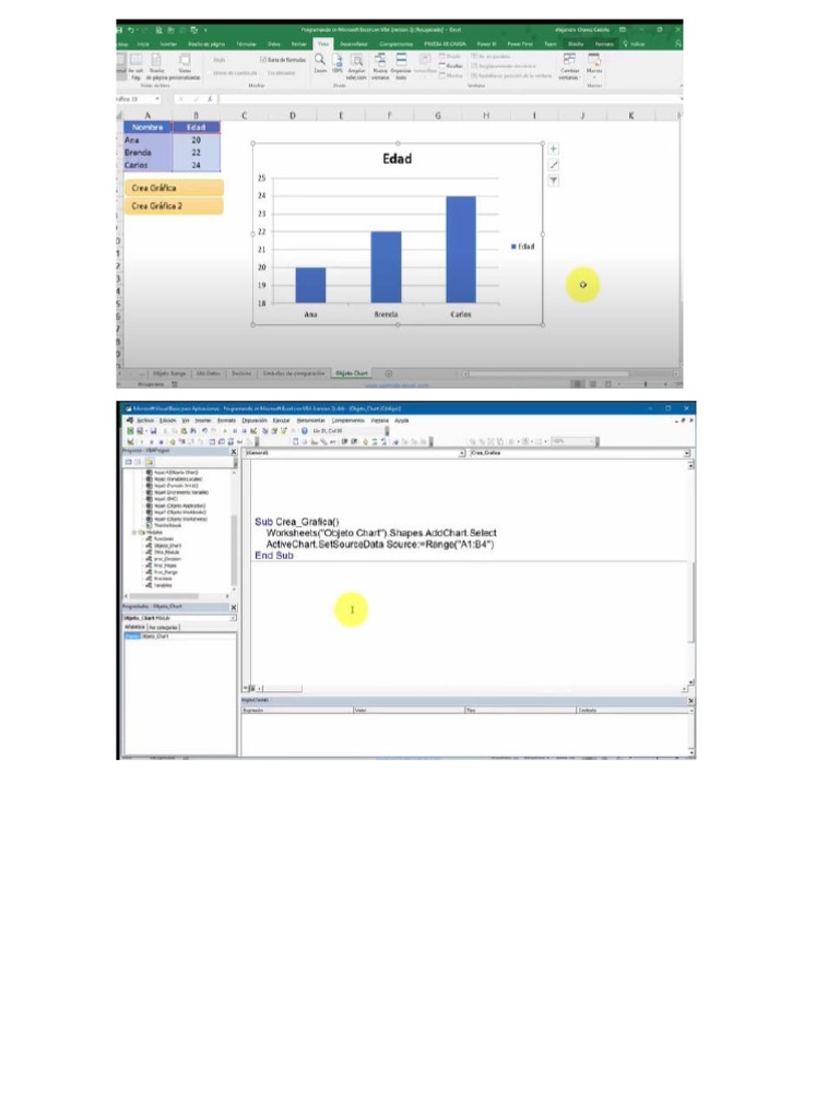 01 01 Programación en VBA Graficas Con VBA PDF