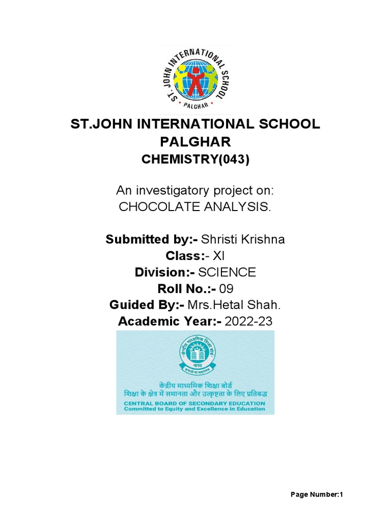 Chocolate Analysis Download Free Pdf Chocolate Chemical Substances