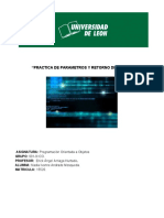 Parametros y Retorno de Datos Programacion Orientada A Objetos