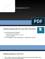 Introduction To C++