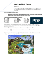 Environmental Science-Abiotic Versus Biotic Factors