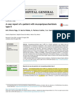 A Case of A Patient With Mucopolysaccharidosis Type II