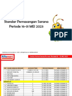 Standar Pemasangan Sarana Edisi 10 PERIODE 16-31 MEI 2023