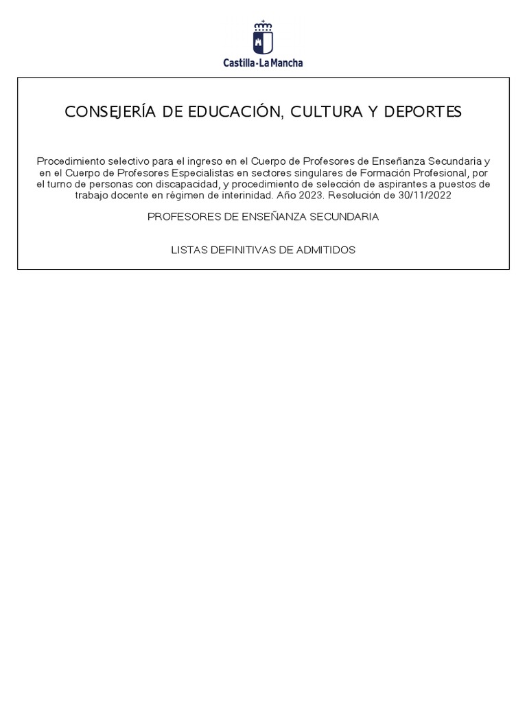 0590 Def Admitidos Discap | PDF | Juventud | Adolescencia