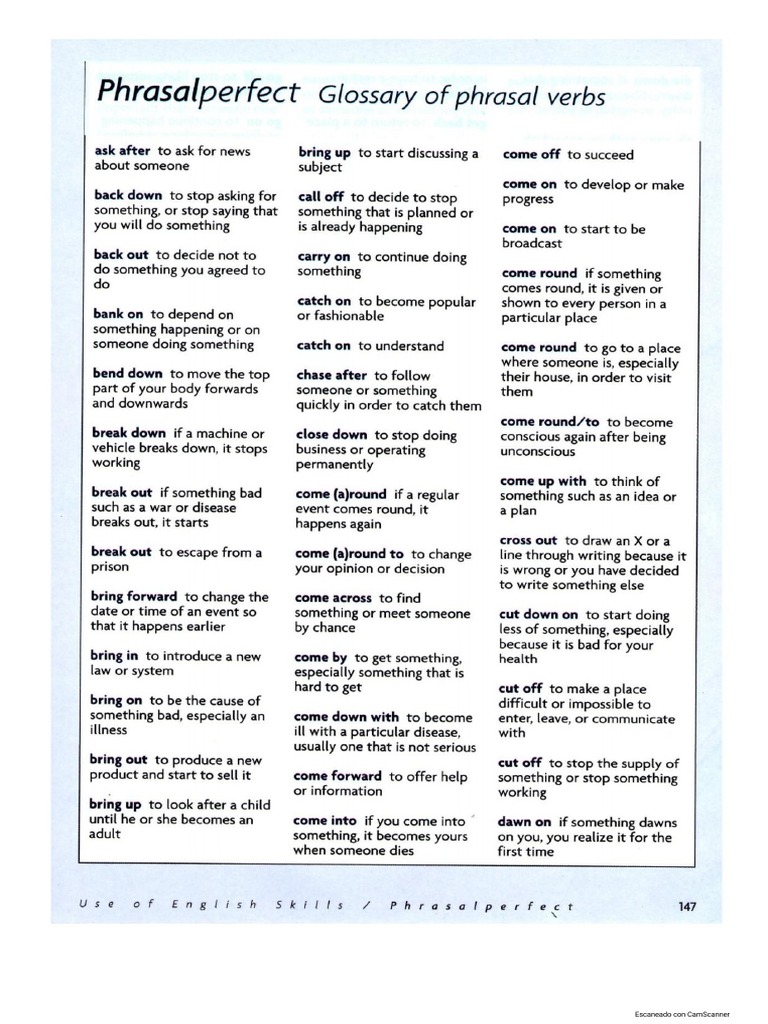 Phrasal Verbs Pdf