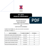 Financial Management (Group Assignment)