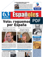 Revista Españoles Nº63 Agosto 2011