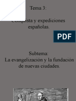 La Evangelización y La Fundación de Nuevas Ciudades