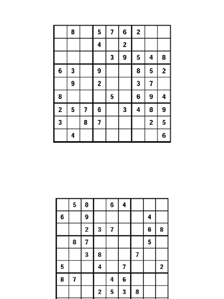 Sudoku | PDF