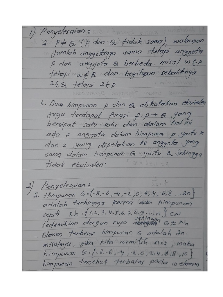 Diskusi 7 Pengantar Matematika Pdf